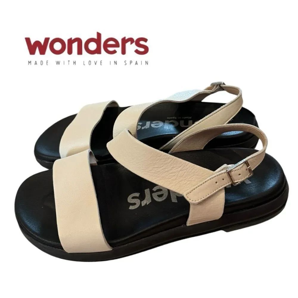 Wonders Women's Plomo Leather B-7403 Luxury Spanish Sandals 40